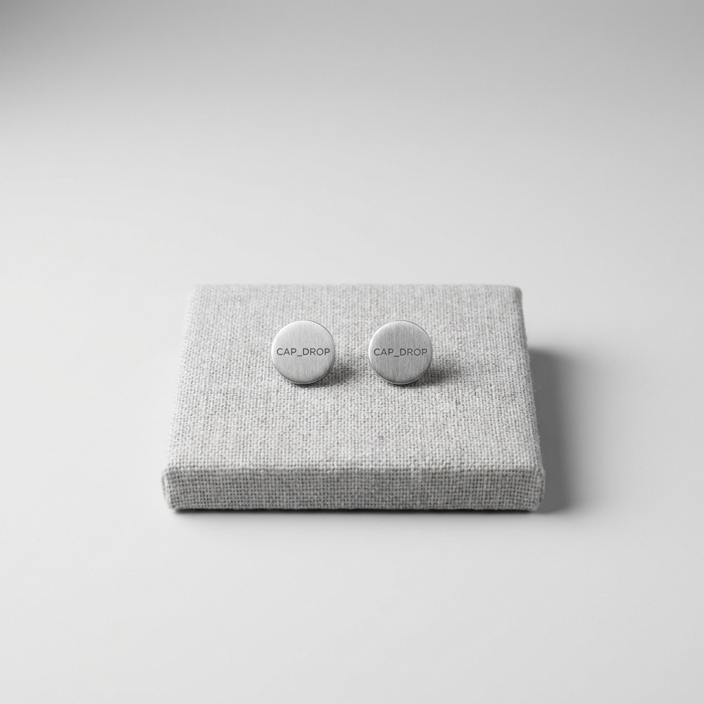 CAP_DROP Earrings — Leave your capabilities at the door.