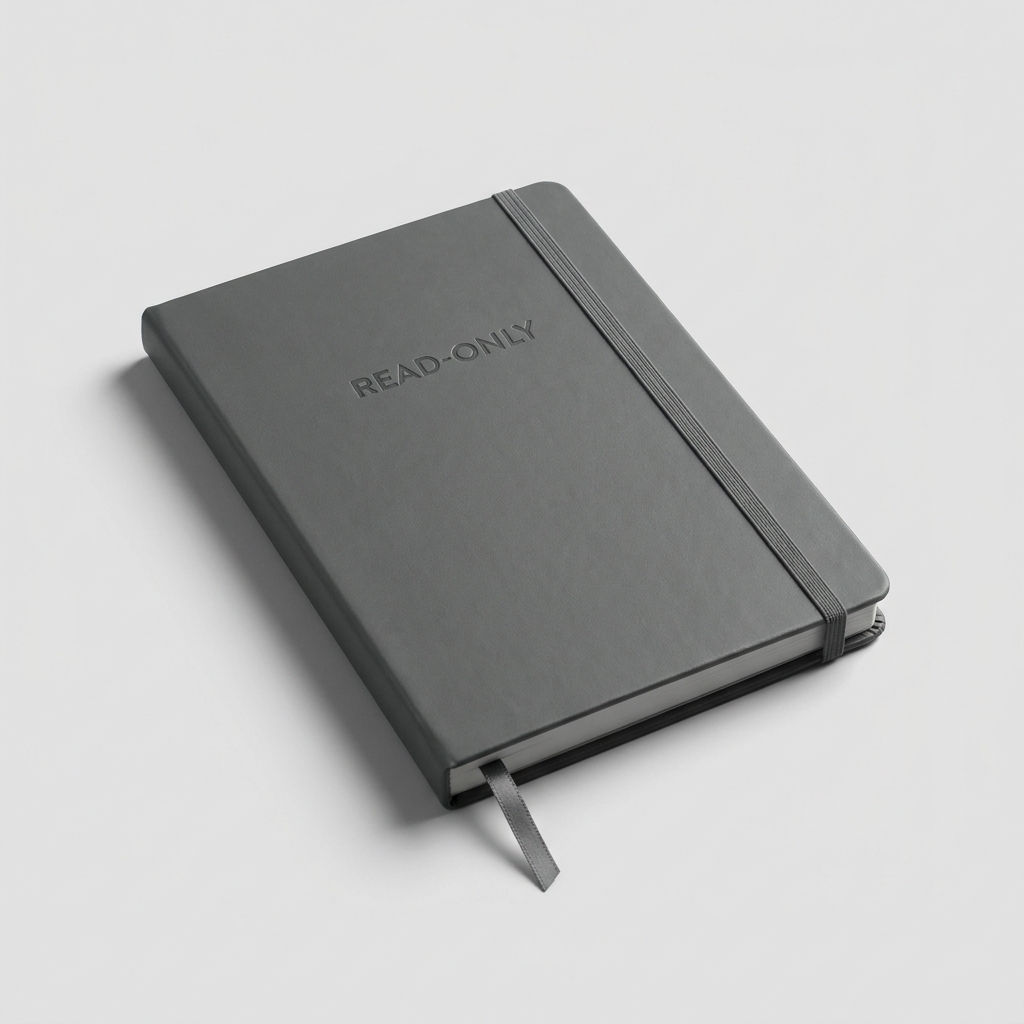 Read-Only Notebook — Write once. Regret forever.